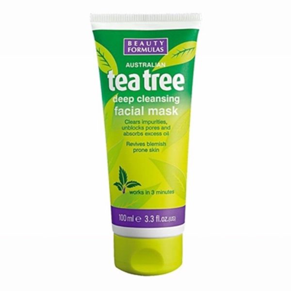 BF FACE MASK TEA TREE 100ML PACK OF 12