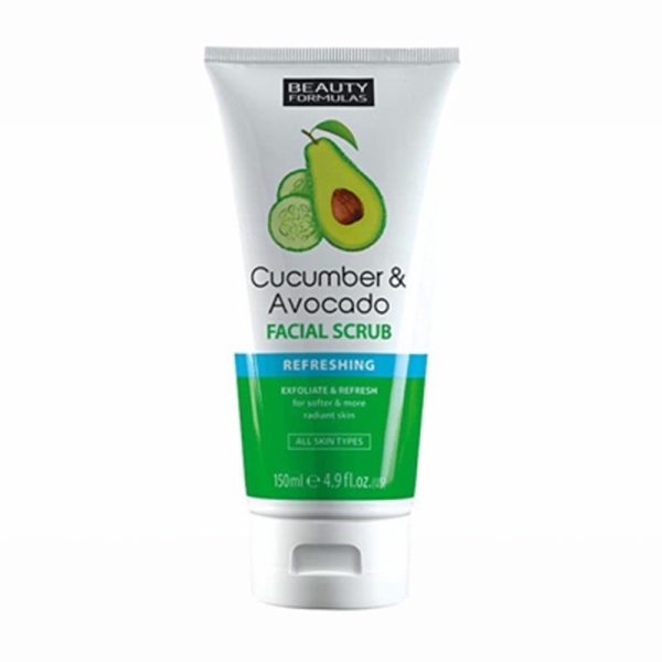 BF FACIAL SCRUB CUCUMBER & AVOCADO 150ML PACK OF 12