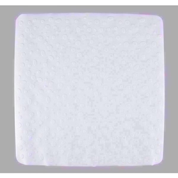 AQUALONA SHOWER MAT CONTEMPORARY WHITE 52X52