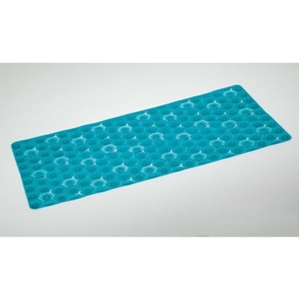 BLUE CANYON BATH MAT HEXY BLUE 36X70CM