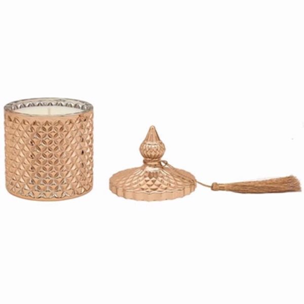 DESIRE CANDLE JAR RSEGLD BLOSSOM & HONEY MED