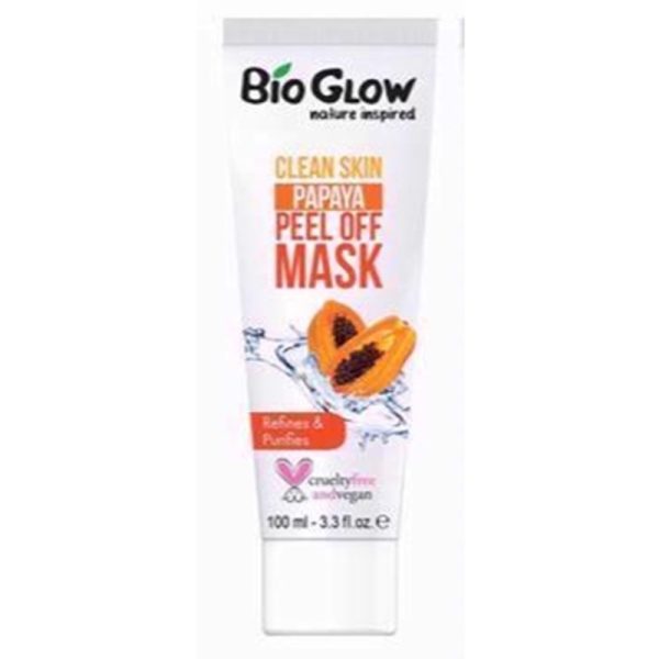 BIO GLOW PEEL OF MASK PAPAYA 100ML PACK OF 6