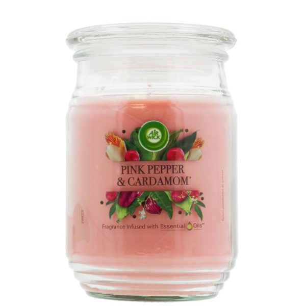 AIRWICK JAR CANDLE PEPPER & CARDAMOM 480G