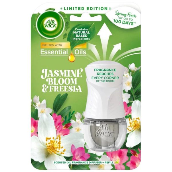 AIRWICK PLUG & REFILL JASMINE & FREESIA PACK OF 4