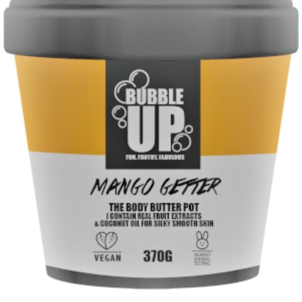 BUBBLE UP BODY BUTTER POT 370G MANGO GO GETTER PACK OF 6