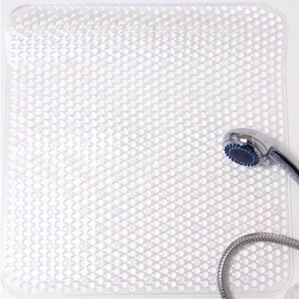 SABICHI BATH MAT SQUARE PVC CLEAR