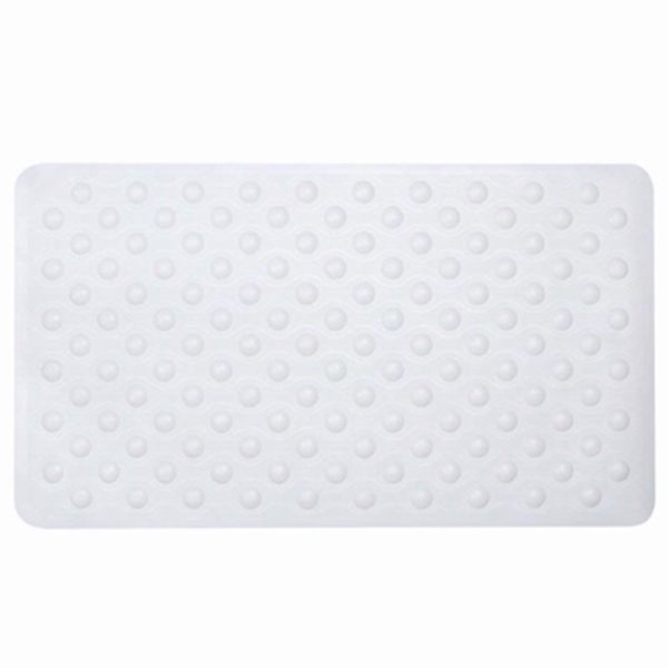 SABICHI BUBBLE RUBBER BATH MAT WHITE