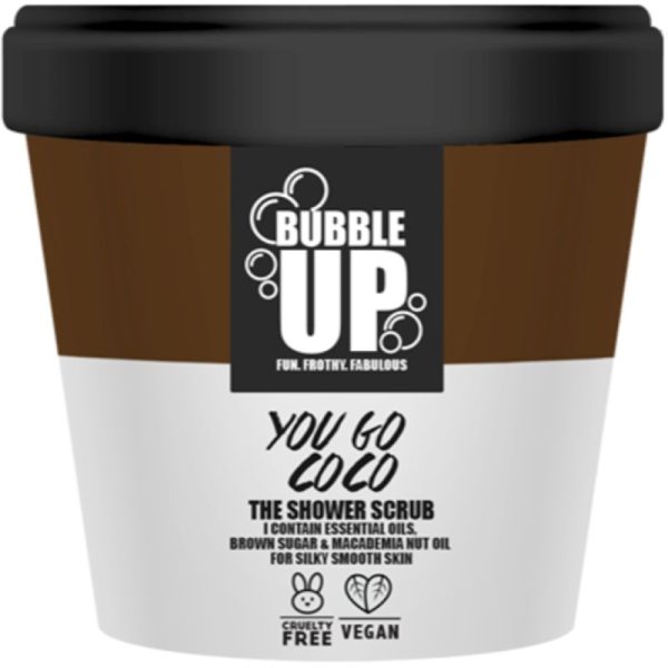 BUBBLE UP THE SHOWER SCRUB 400G YOU GO COCO PACK OF 6