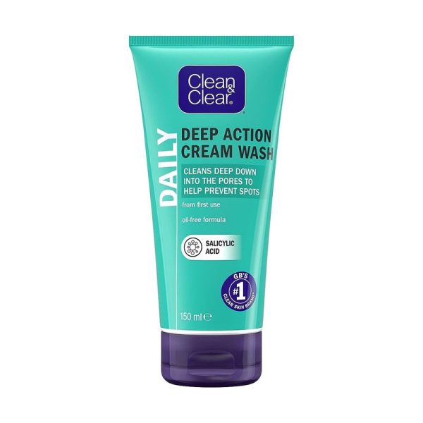 CLEAN & CLEAR 150ML DEEP ACTION WASH PACK OF 6