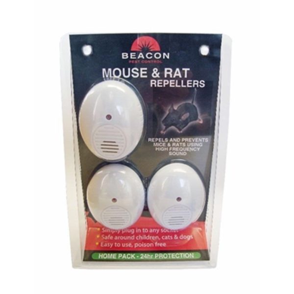 RENTOKIL MOUSE & RAT REPELLER PACK OF 3