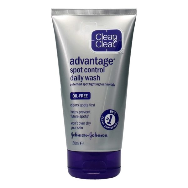 CLEAN & CLEAR QUICK CLEAR ADVANTAGE DAILY TREATMENT WASH IN 150ML PACK OF 6