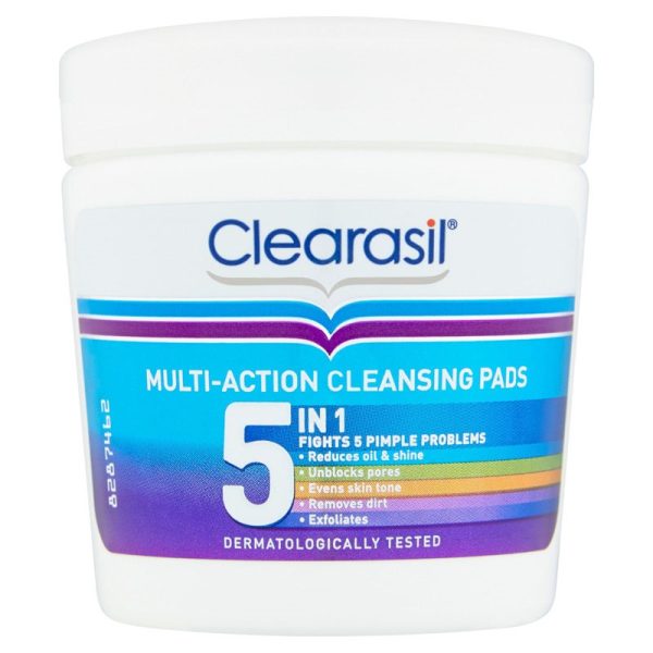 CLEARASIL CLEANSING PADS 5IN1 65S PACK OF 4