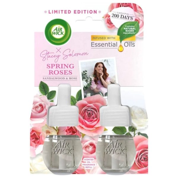 AIRWICK PLUG REFILL SANDLEWOOD & ROSE TWIN 19ML PACK OF 5