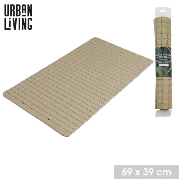 URBAN LIVING ANTISLIP BATHMAT 69X38CM GOLD