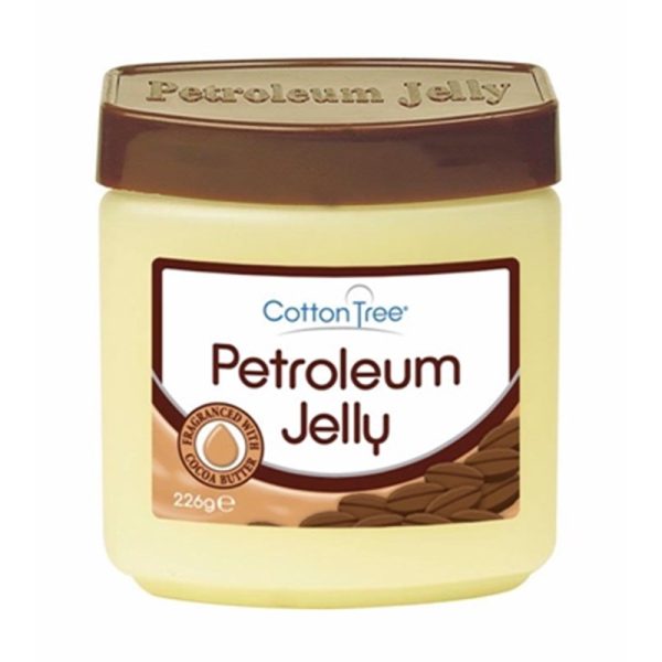 COTTON TREE PETROLEUM JELLY COCOA BUTTER 226G PACK OF 6