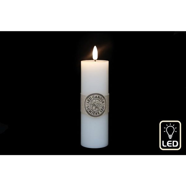 PILLAR CANDLE LED 15CM