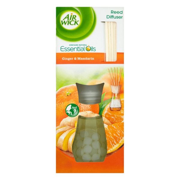 AIRWICK REED DIFFUSER GINGER & MANDARIN 33ML PACK OF 5