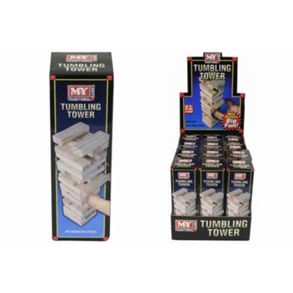 M Y MINI 48PC WOODEN TOWER GAME IN BOX