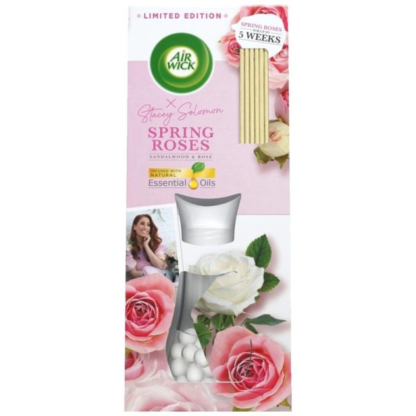 AIRWICK REED DIFFUSER SPRING ROSES 25ML PACK OF 5