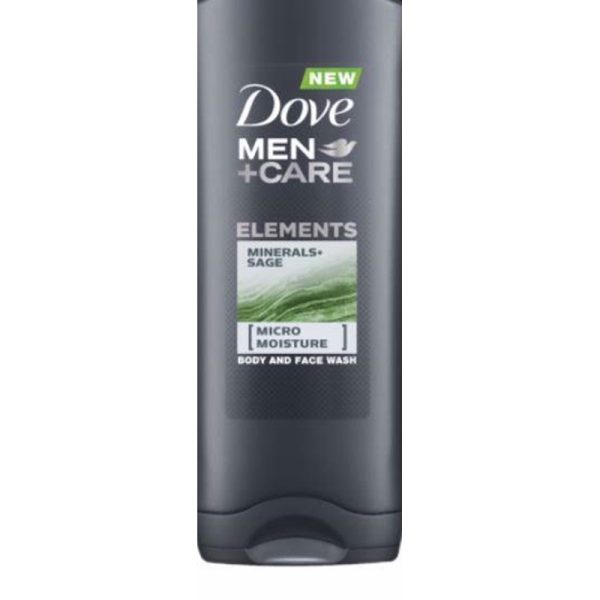 DOVE MEN SHOWER GEL 400ML MINERAL & SAGE PACK OF 6