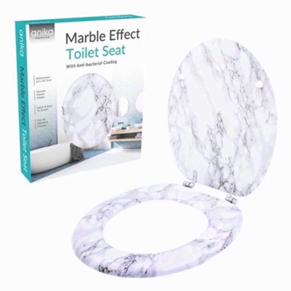 ANIKA TOILET SEAT MARBLE EFFECT