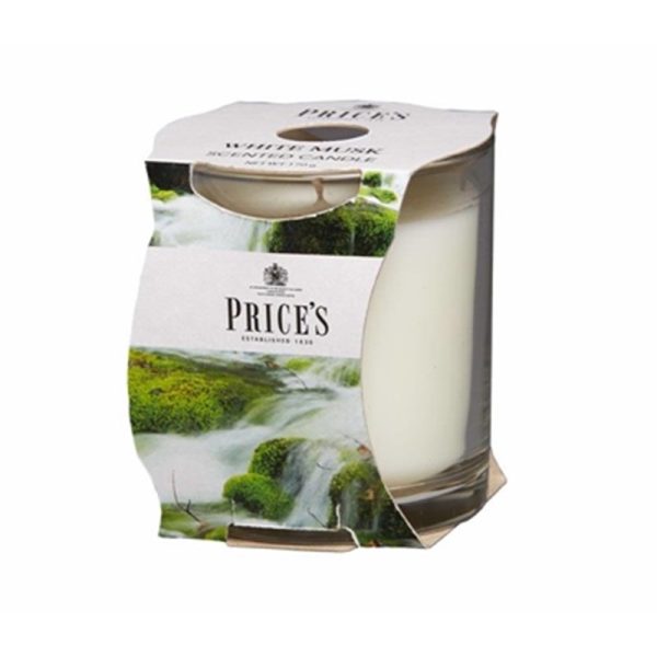 PRICES CANDLE JAR WHITE MUSK