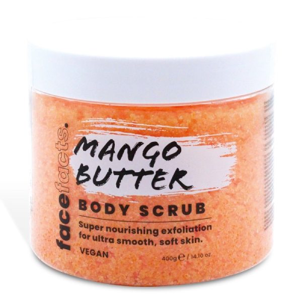 FACE FACTS BODY SCRUB MANGO BUTTER 400G PACK OF 6