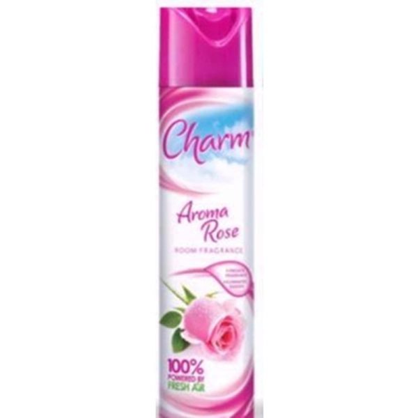 CHARM AIRFRESHENER AROMA ROSE 240ML PACK OF 12