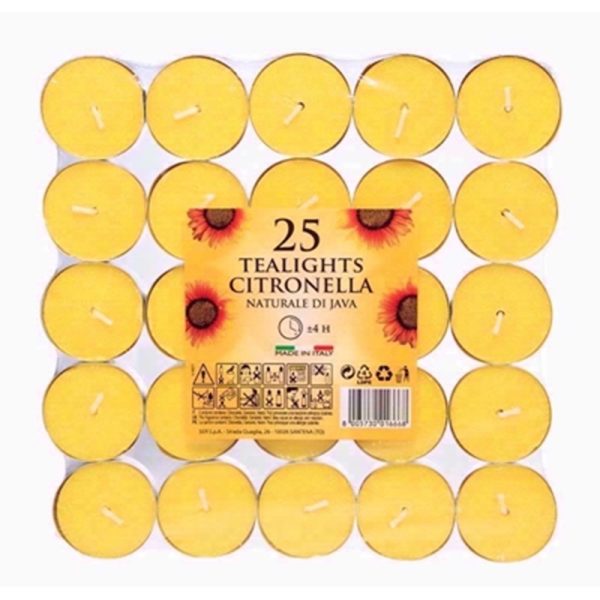 PRICES CITRONELLA TEALIGHT 25PC