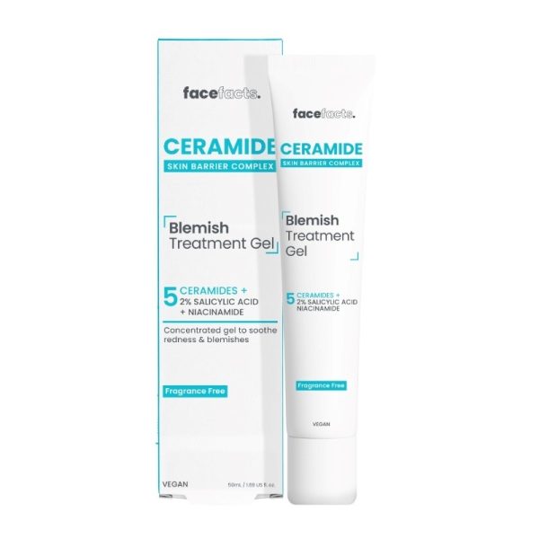 FACE FACTS CERAMIDE BLEMISH TREATMENT GEL 50ML PACK OF 12