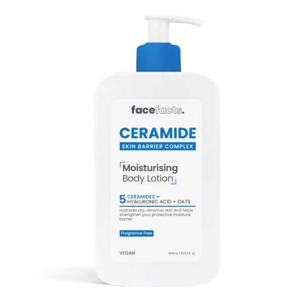 FACE FACTS CERAMIDE BODY LOTION PUMP 400ML PACK OF 12