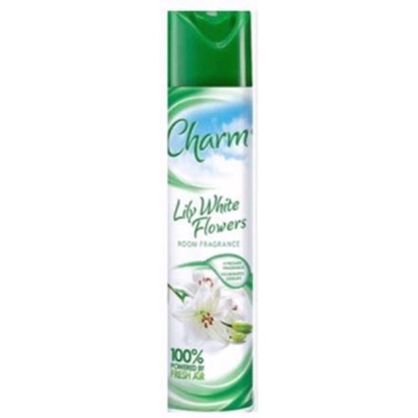 CHARM AIRFRESHENER LILY WHITE FLOW 240ML PACK OF 12