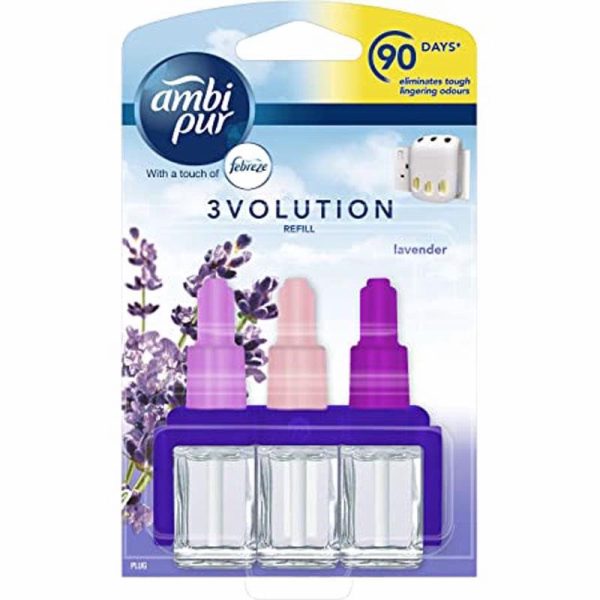 FEBREZE 3VOL REF 20ML LAVENDER PACK OF 6