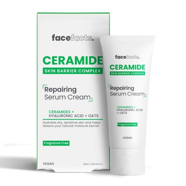 FACE FACTS CERAMIDE REPAIRING SERUM CREAM 30ML PACK OF 12