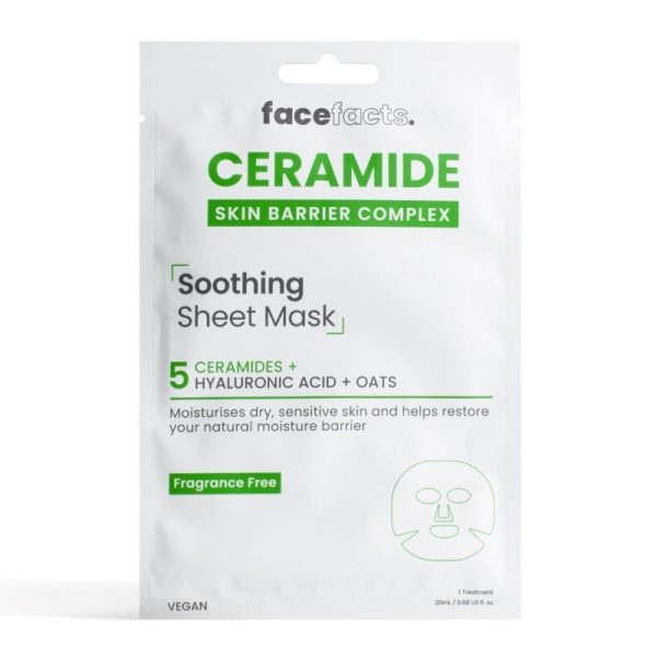 FACE FACTS CERAMIDE SHEET MASK (SACHET) 20ML PACK OF 12