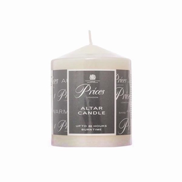 PRICES PILLAR CANDLE IVORY 10X8CM