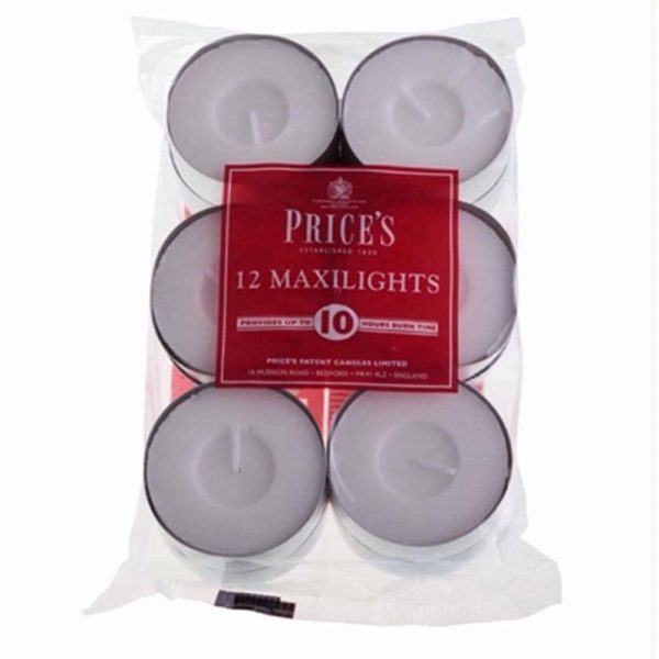 PRICES TEALIGHT 12 MAXI