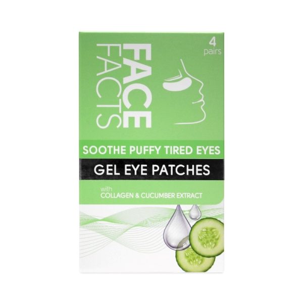 FACE FACTS GEL EYE PATCHES SOOTHE PUFFY PACK OF 12