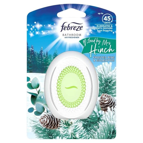 FEBREZE AIR FRESHENER BATH FROSTED PINE & ECALYPTUS PACK OF 8