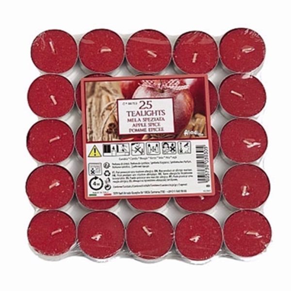 PRICES TEALIGHTS ALADINO 25 APPLE SPICE