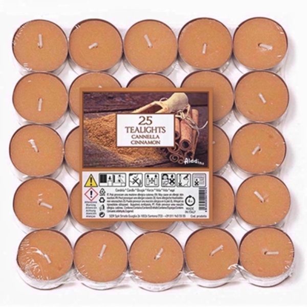 PRICES TEALIGHTS ALADINO 25 CINNAMON