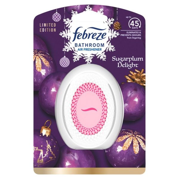 FEBREZE AIR FRESHENER BATH SUGAR PLUM DELIGHT PACK OF 8