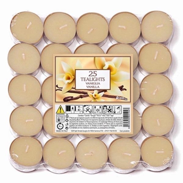 PRICES TEALIGHTS ALADINO 25 VANILLA