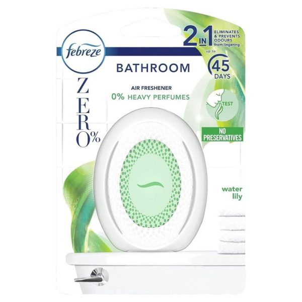 FEBREZE AIR FRESHENER BATH WATER LILY PACK OF 8