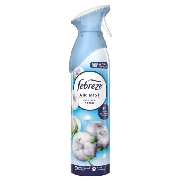 FEBREZE AIR FRESHENER COTTON FRESH 185ML PACK OF 8