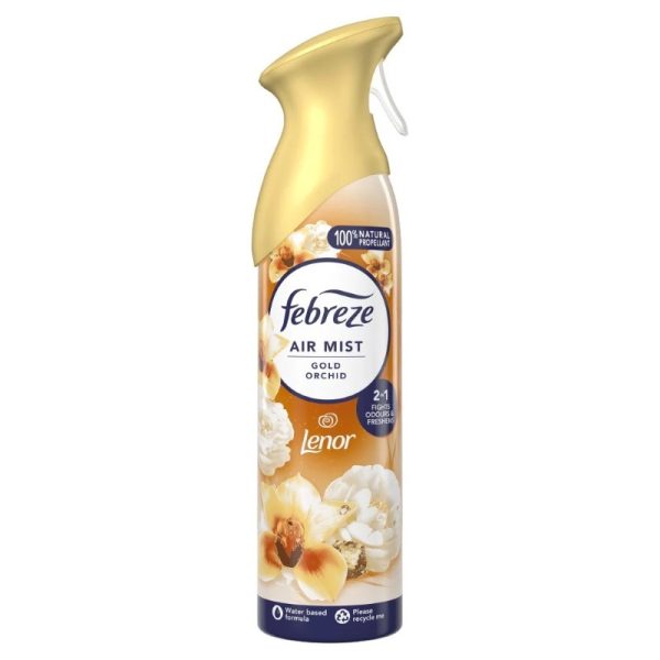 FEBREZE AIR FRESHENER GOLD ORCHID 185ML PACK OF 8