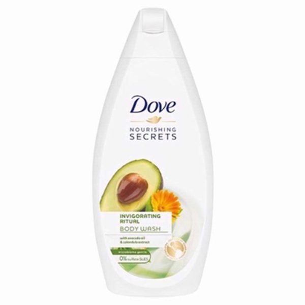 DOVE SHOWER GEL INVIGORATING RITUAL / AVOCADO 500ML PACK OF 6