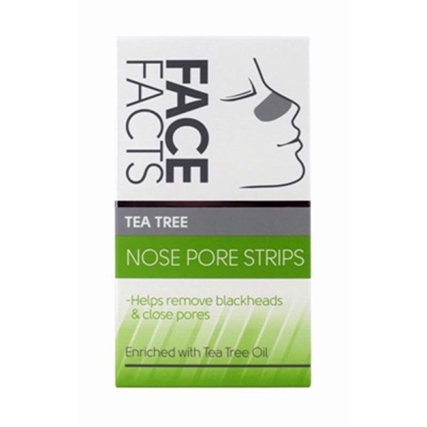 FACE FACTS TEA TREE NOSE PORE STRIPS PACK OF 12