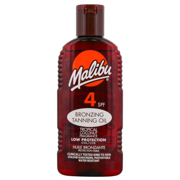 MALIBU BRONZING TANNING OIL 4 SPF 200ML