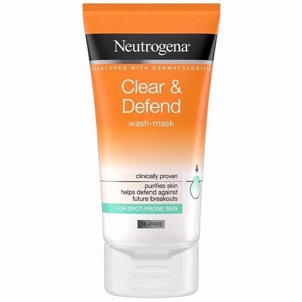 NEUTROGENA CLEAR & DEFEND WASH MASK 150ML PACK OF 6